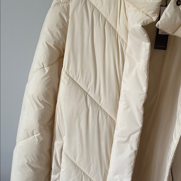 Banana Republic Off-White Puffer Jacket NWT - Picture 3 of 9